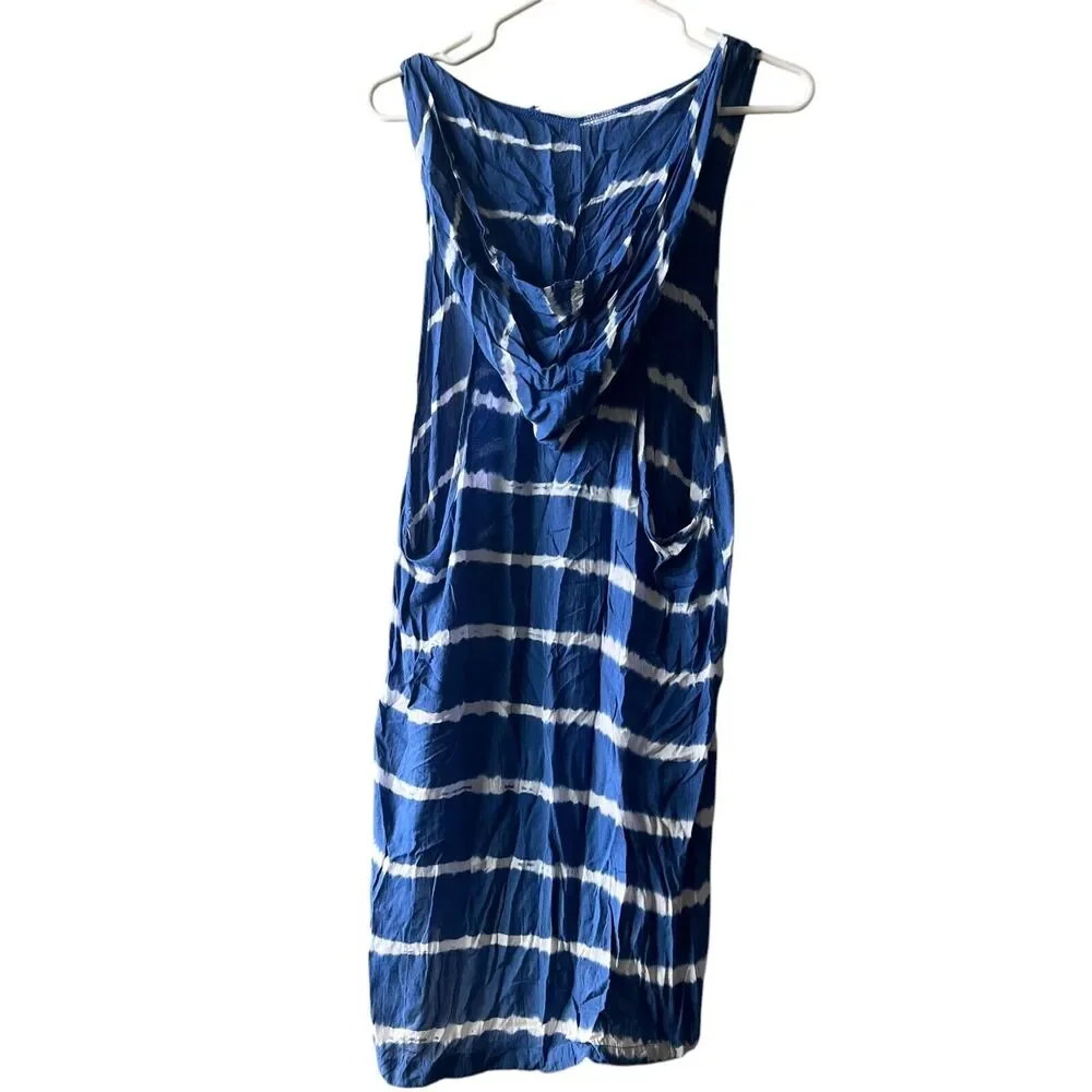 Acacia Mini Dress Pacific Tides Womens Sz Small Blue Tie Dye Beach‎ Swim Coverup